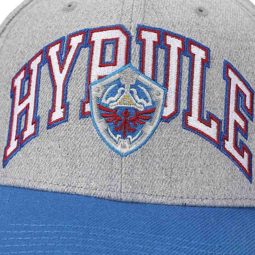 The Legend of Zelda Hyrule Shield Gray & Blue Snapback Hat