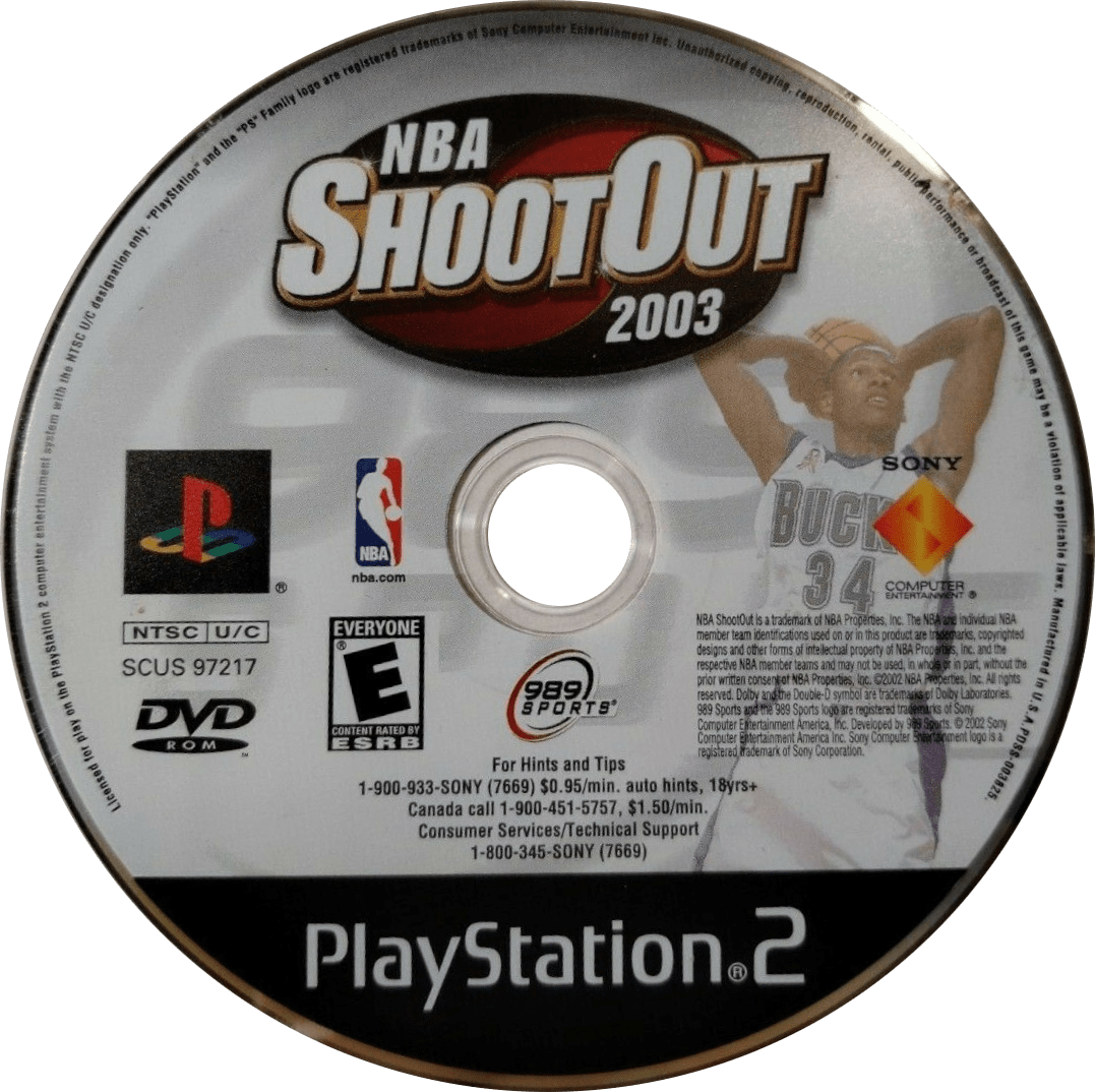 NBA Shootout 2003 - PlayStation 2