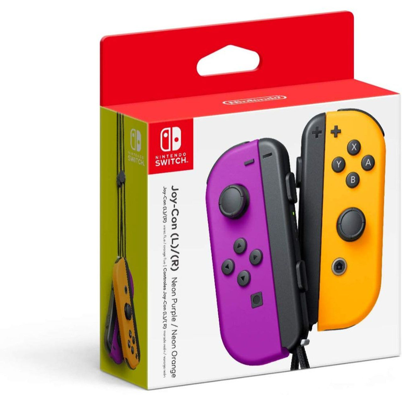 Joy-Con (L)/(R) for Nintendo Switch - Neon Purple/Neon Orange