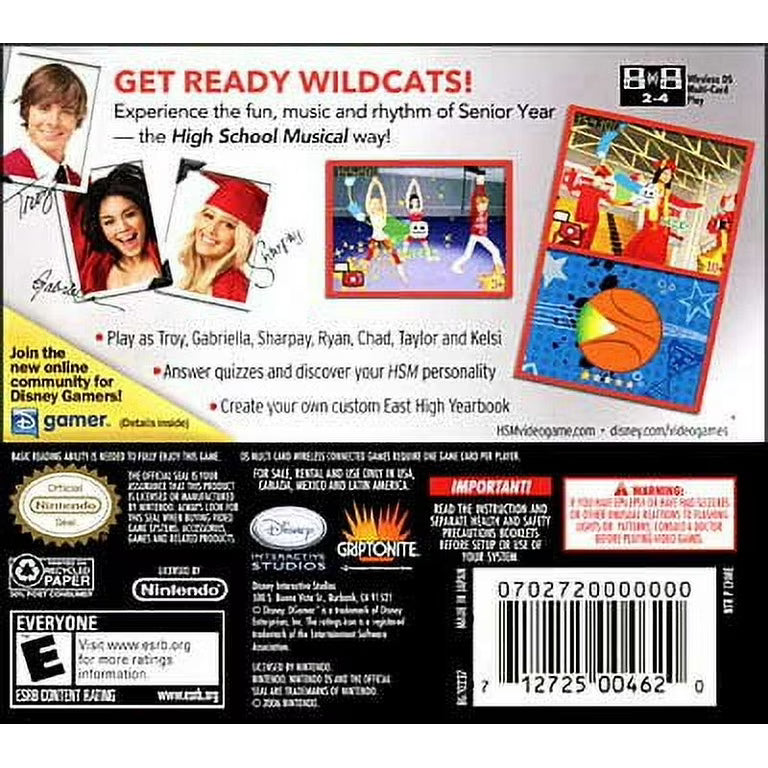 High School Musical 3: Senior Year - Nintendo DS
