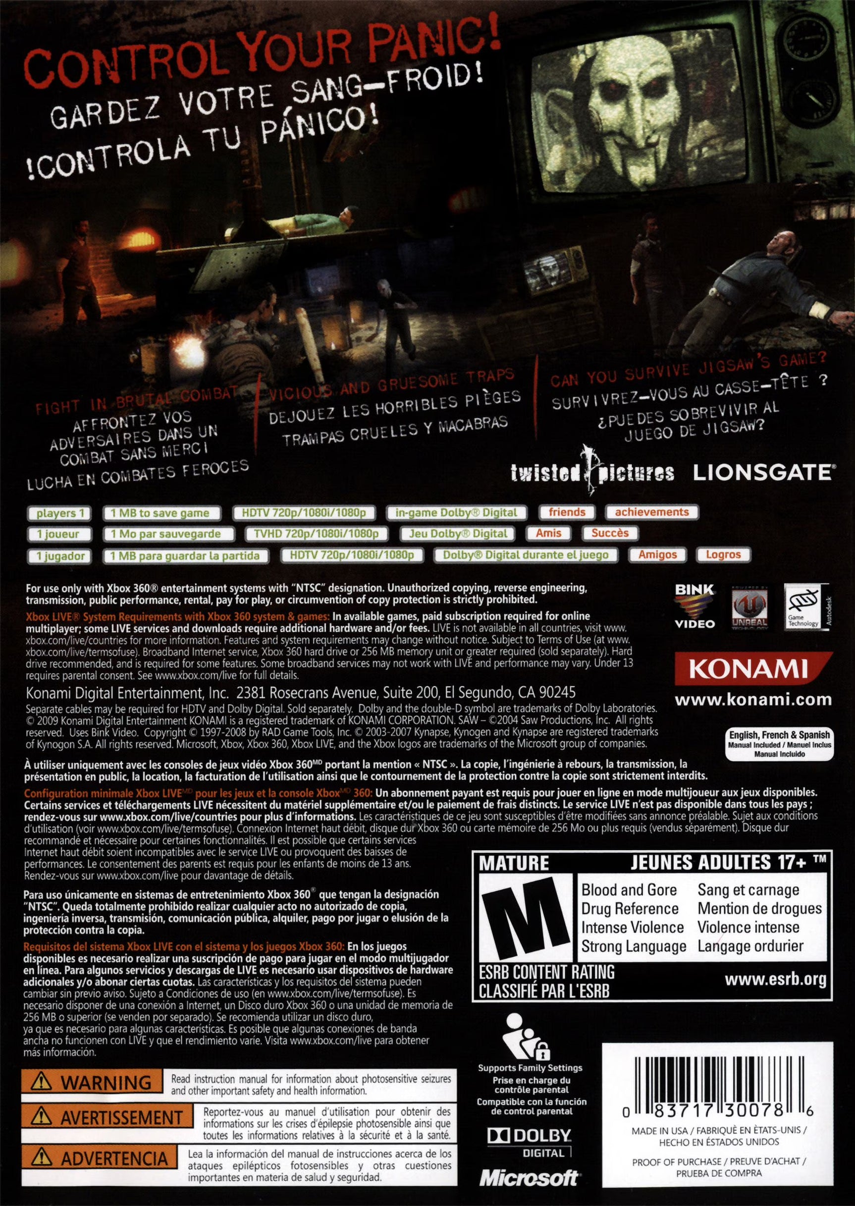 SAW - Xbox 360