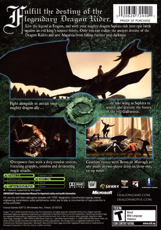 Eragon - Xbox
