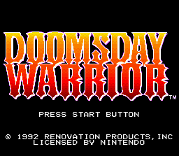 Doomsday Warrior - Super Nintendo