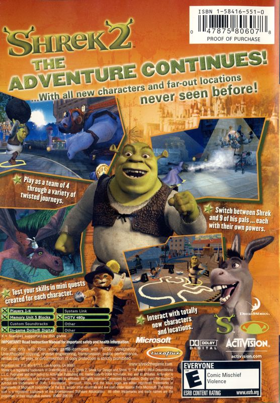 Shrek 2 - Xbox
