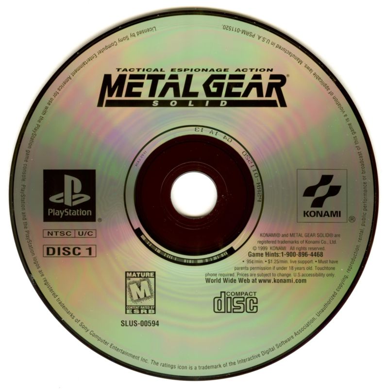 Metal Gear Solid (Greatest Hits) - PlayStation