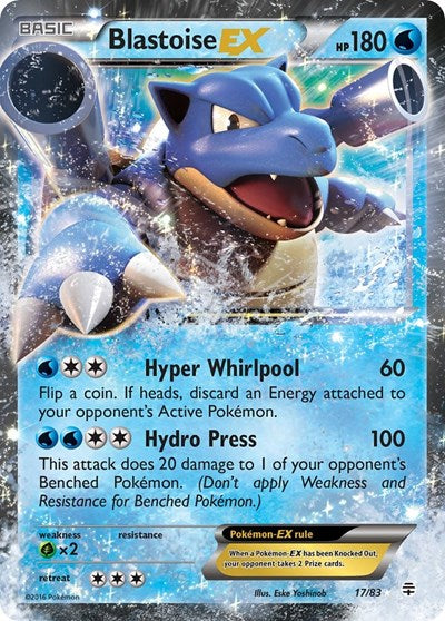 Blastoise EX (gen-17/83)