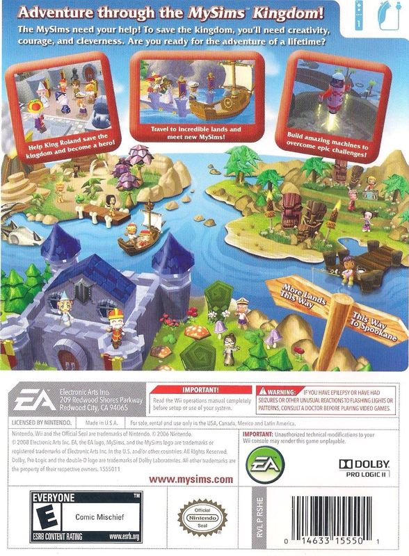 MySims: Kingdom - Wii
