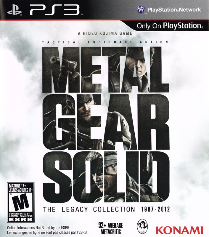 Metal Gear Solid: The Legacy Collection - PlayStation 3