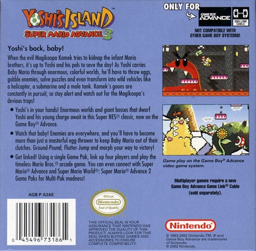 Yoshi's Island: Super Mario Advance 3 - Game Boy Advance
