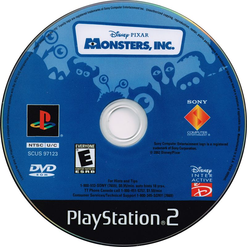 Disney•Pixar Monsters, Inc. - PlayStation 2