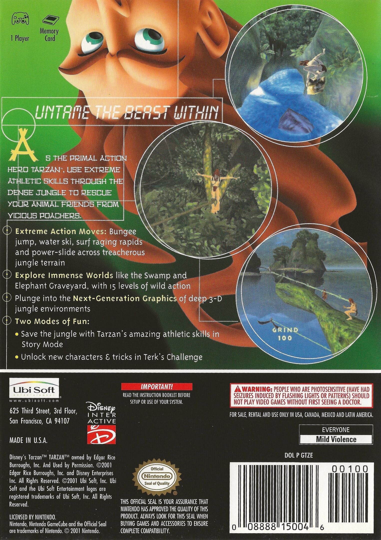 Tarzan Untamed - GameCube