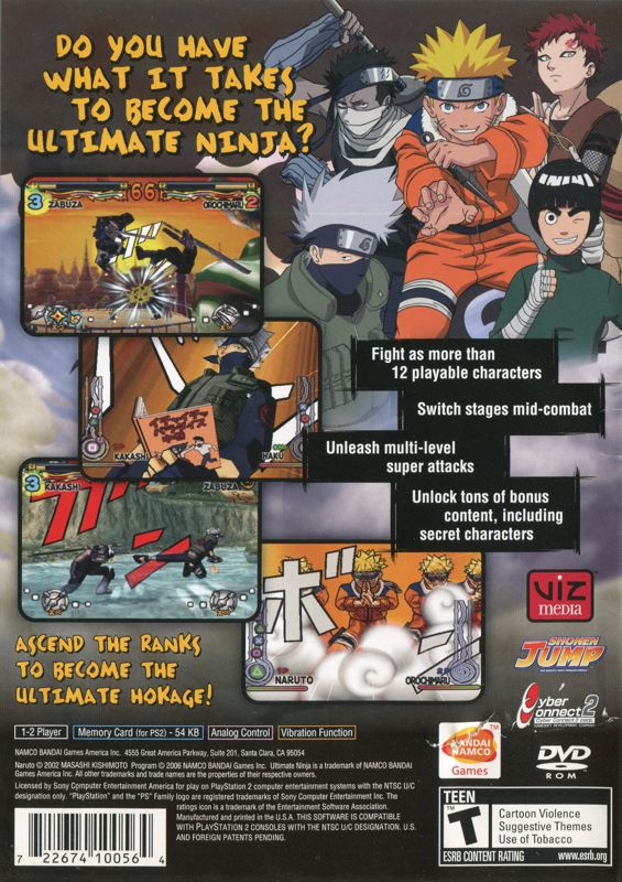 Naruto: Ultimate Ninja - PlayStation 2