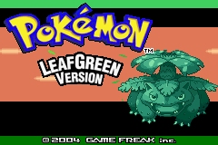 Pokemon LeafGreen Version - Game Boy Advance