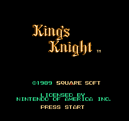 King's Knight - NES