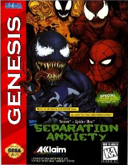 Venom/Spider-Man: Separation Anxiety - SEGA Genesis