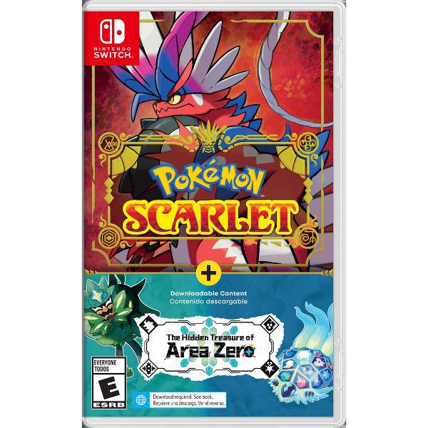 Pokemon Scarlet + The Hidden Teasure of Area Zero - Nintendo Switch