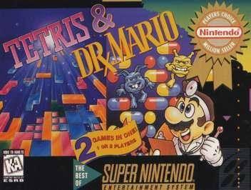 Tetris and Dr. Mario (Player's Choice) - Super Nintendo