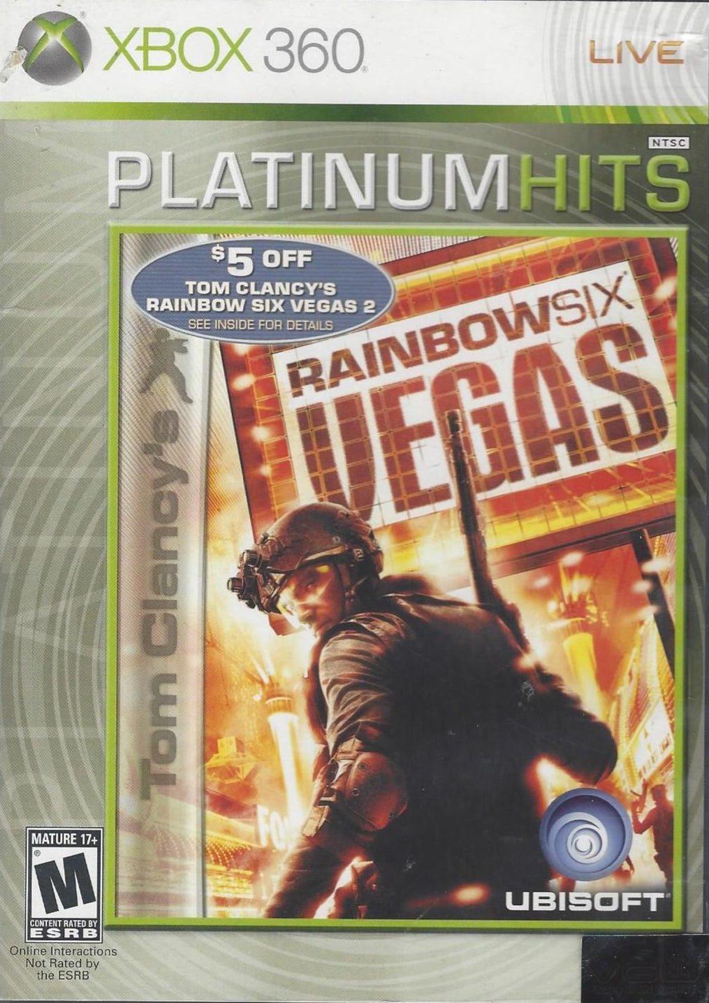 Rainbow Six Vegas (Platinum Hits) - Xbox 360