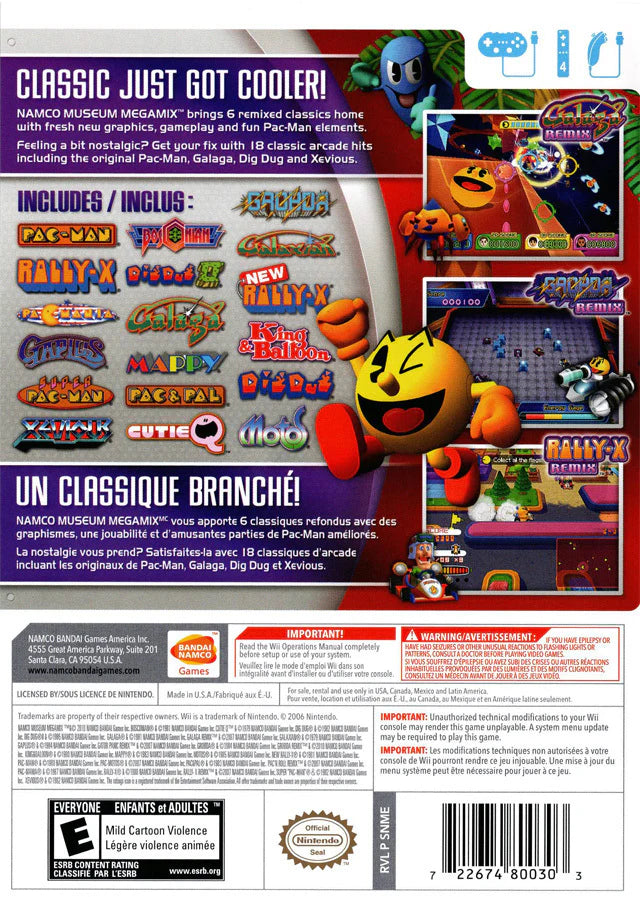 Namco Museum Megamix - Wii