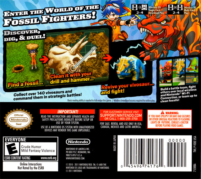 Fossil Fighters: Champions - Nintendo DS