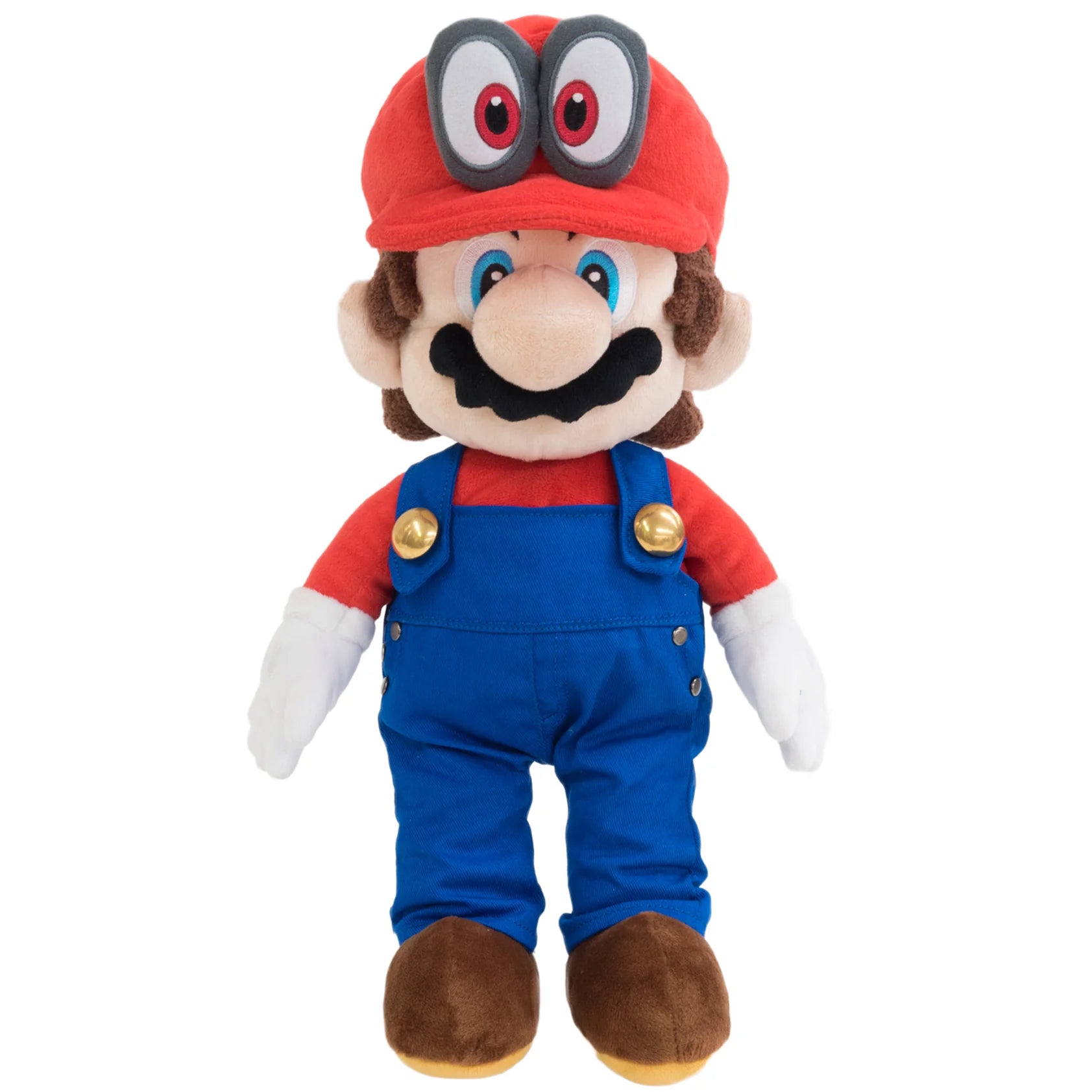 Mario with Removable Cappy Hat Super Mario Odyssey 13" Plush