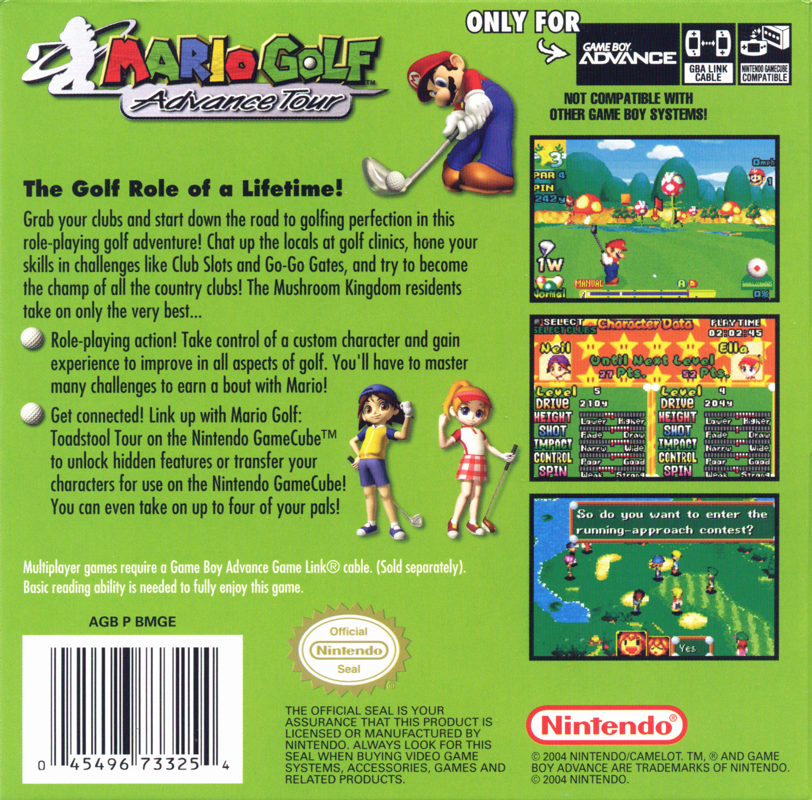 Mario Golf: Advance Tour - Game Boy Advance