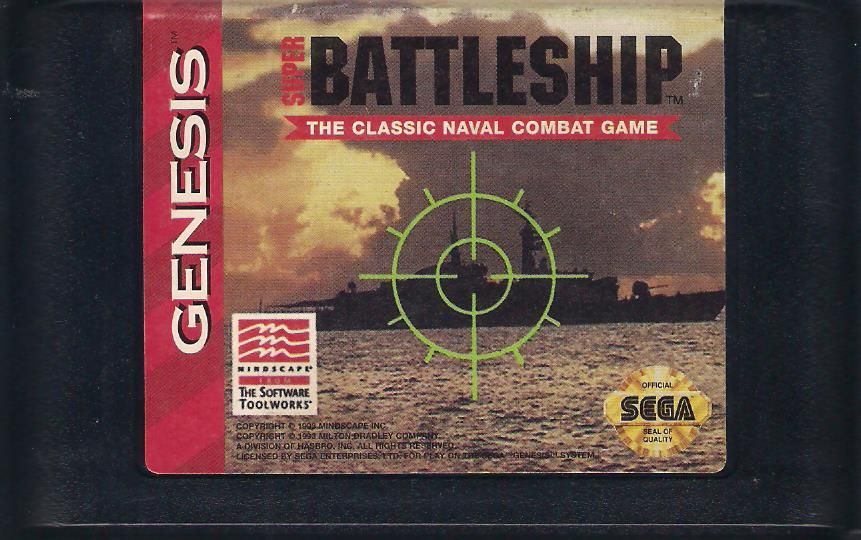 Super Battleship: The Classic Naval Combat Game - SEGA Genesis