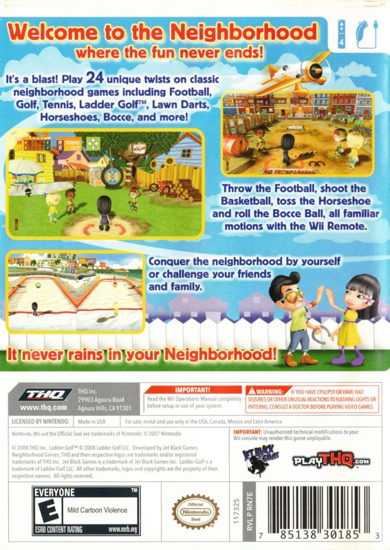 Neighborhood Games - Wii
