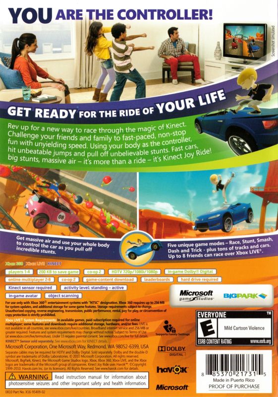 Kinect Joy Ride - Xbox 360