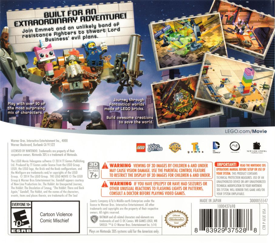 The LEGO Movie Videogame - Nintendo 3DS
