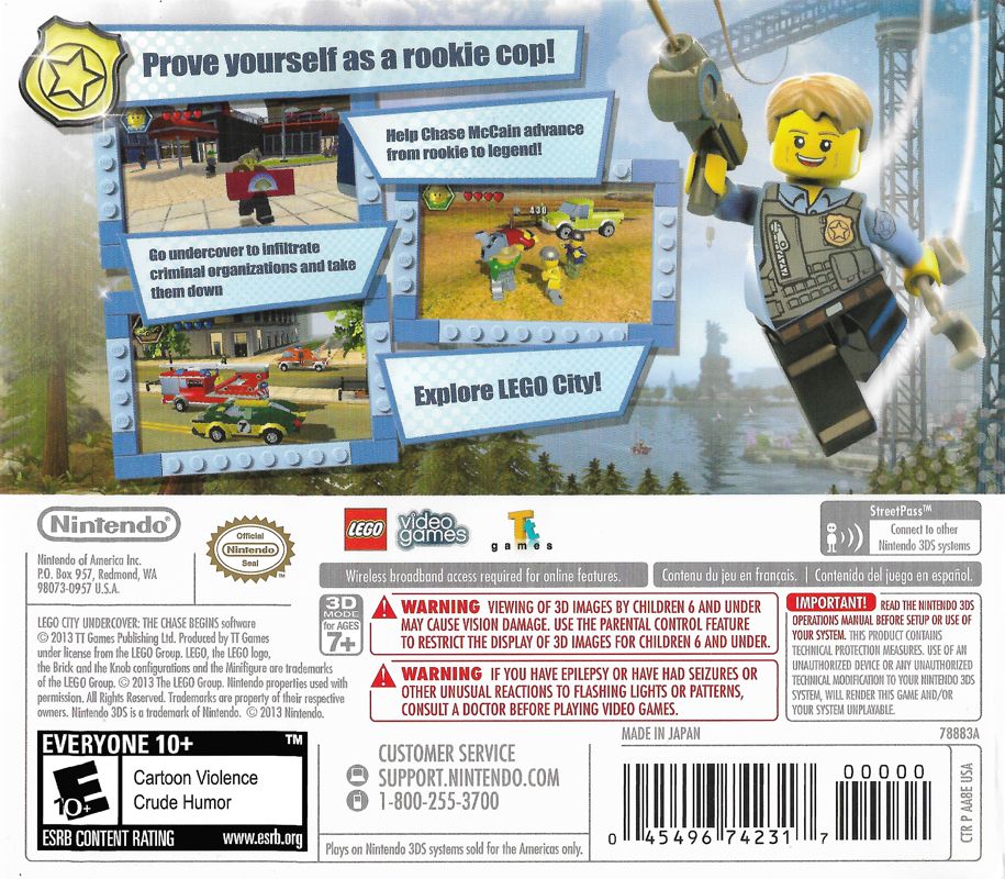 LEGO City Undercover: The Chase Begins - Nintendo 3DS