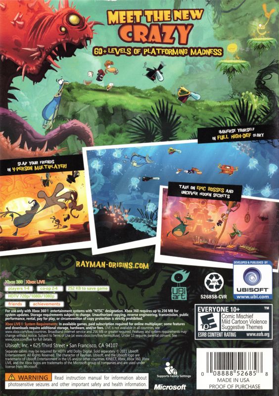 Rayman Origins - Xbox 360
