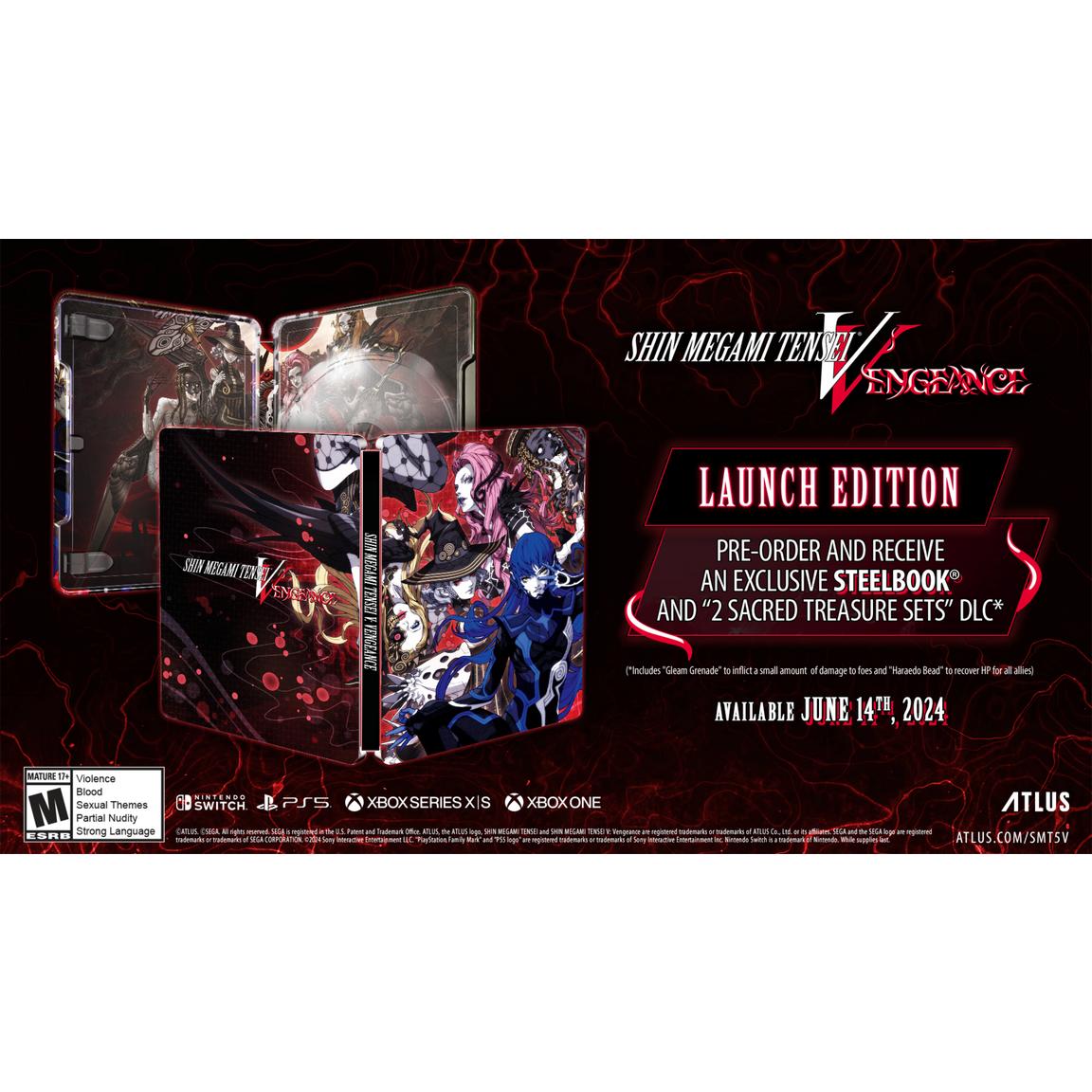 Shin Megami Tensei V: Vengeance Steelbook Edition - Nintendo Switch