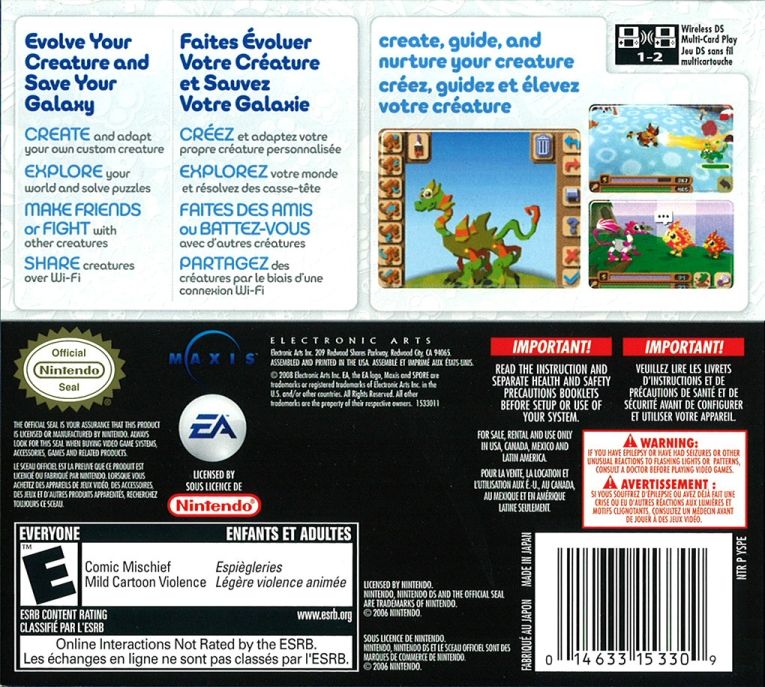 Spore Creatures - Nintendo DS