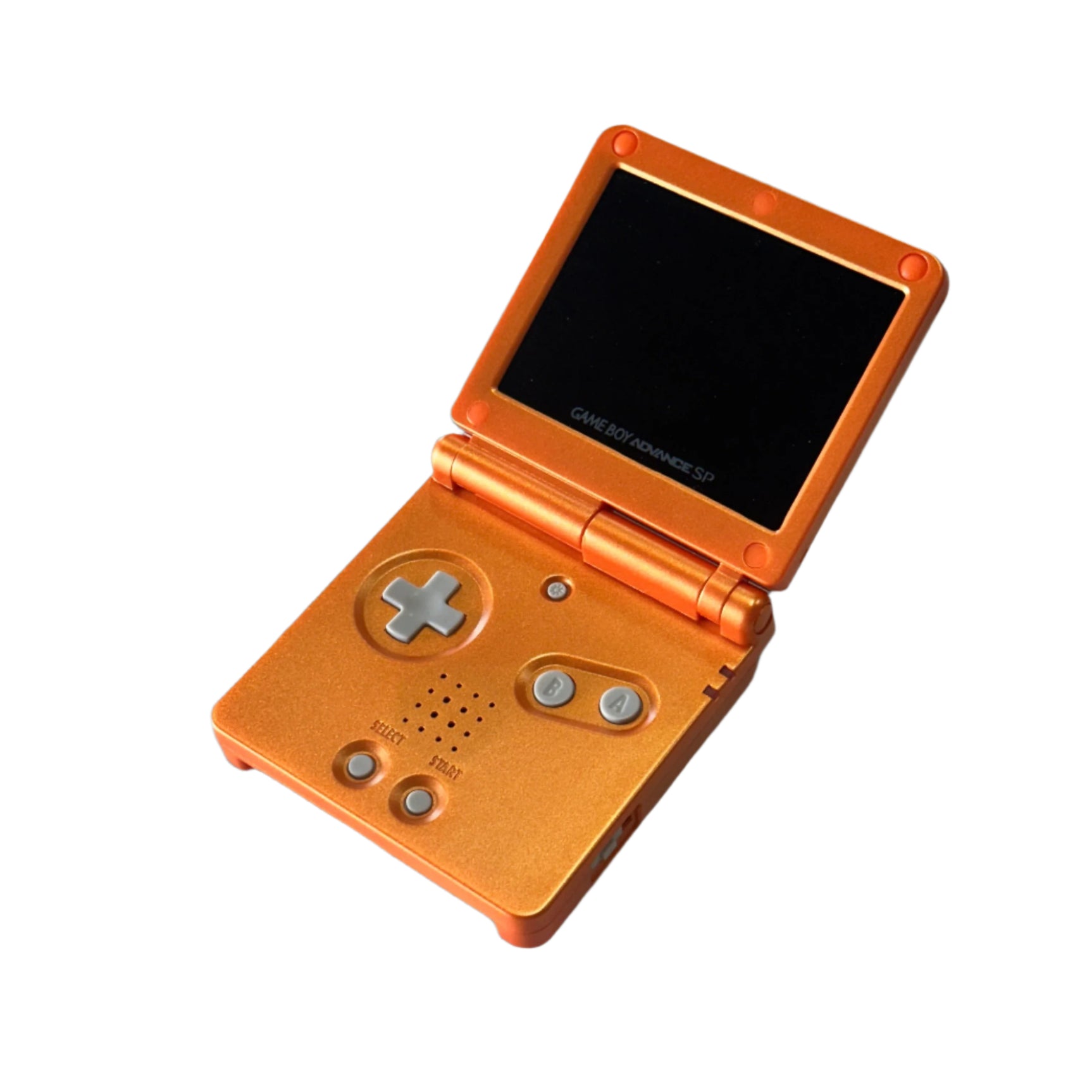 Orange Game Boy Advance SP gaming console