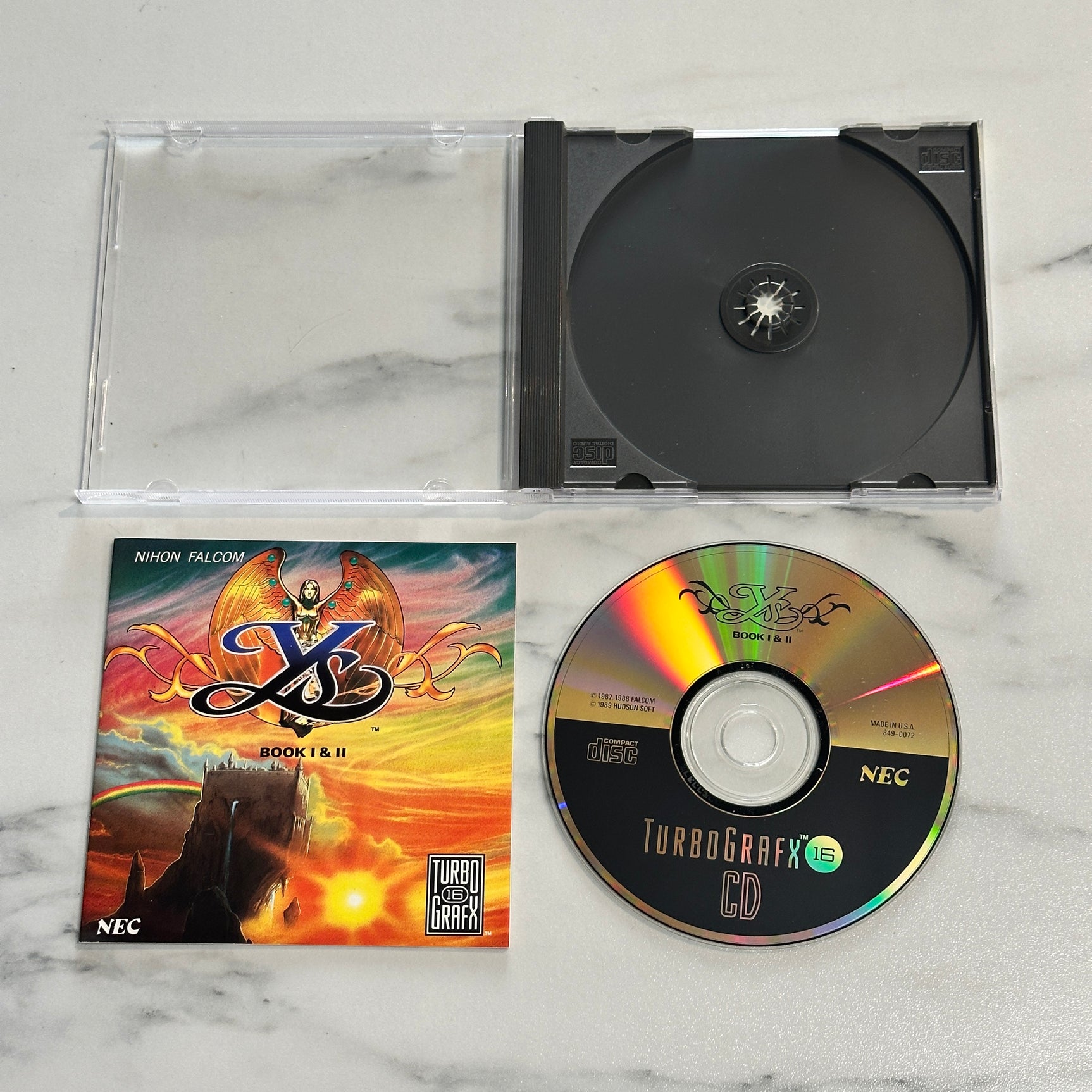 Ys Books I & II - TurboGrafx-CD