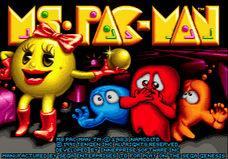 Ms. Pac-Man - SEGA Genesis