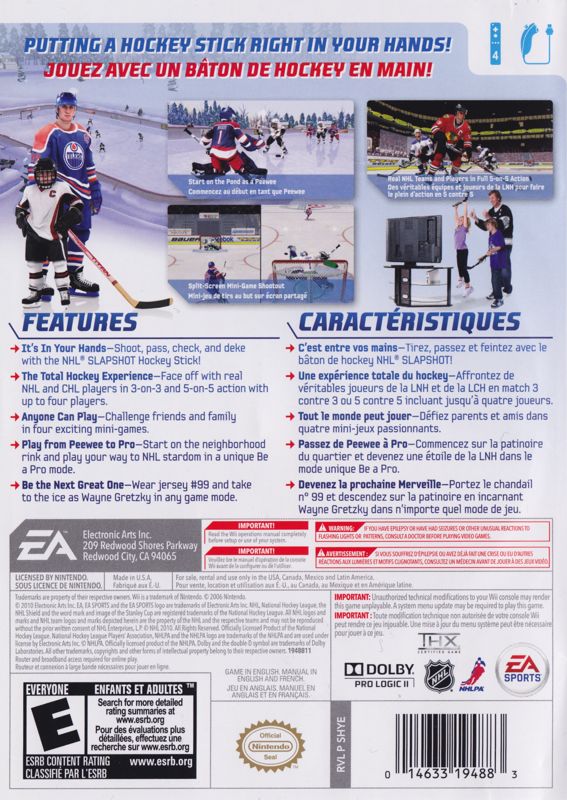 NHL Slapshot - Wii