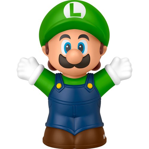 Fisher-Price Little People Toddler Toy My Mario Figure - Luigi