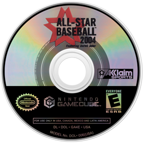 All-Star Baseball 2004 - GameCube