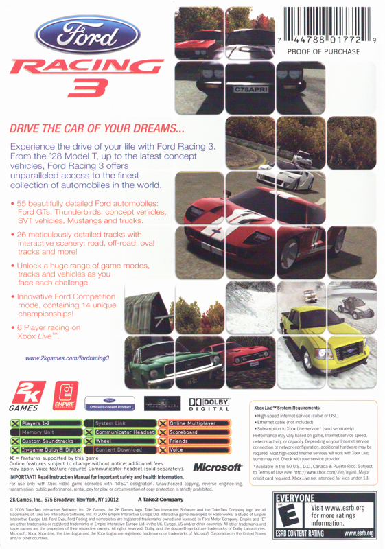 Ford Racing 3 - Xbox