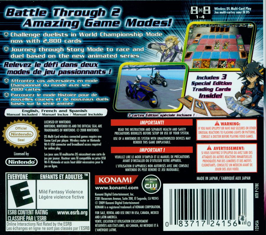 Yu-Gi-Oh!: 5D's Stardust Accelerator - World Championship 2009 - Nintendo DS