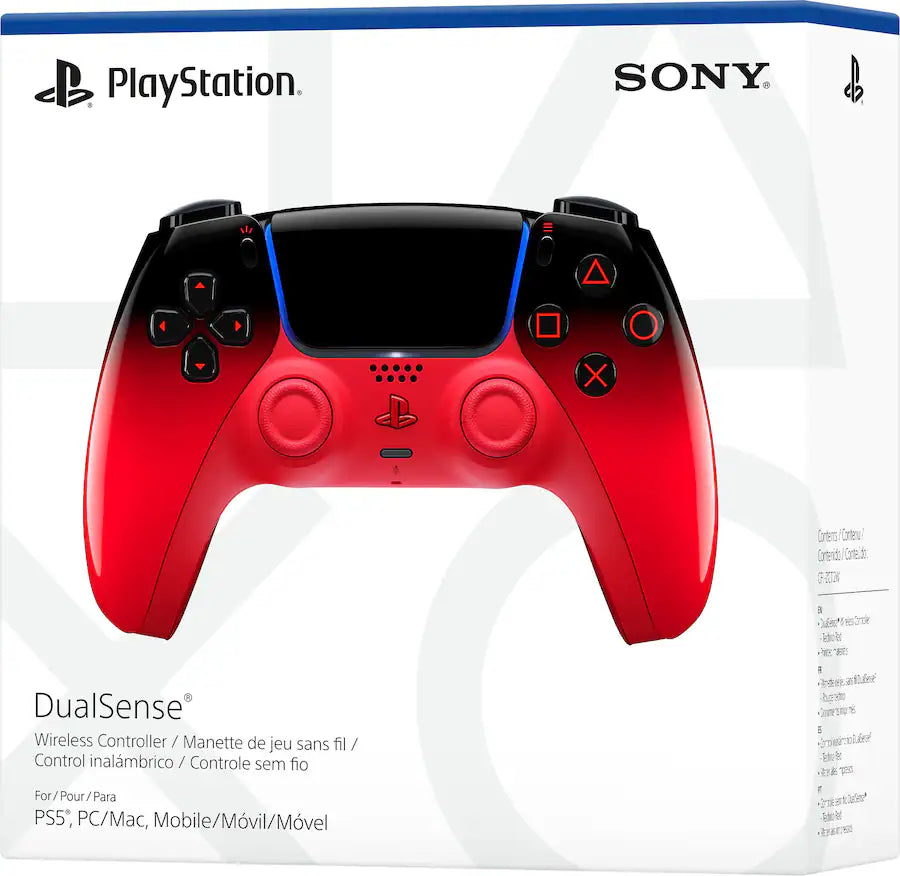 DualSense Wireless Controller for PlayStation 5, PC - Techno Red