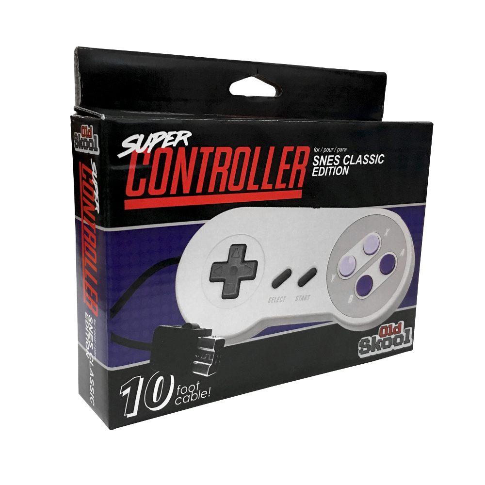 Wired Controller for Super Nintendo SNES Classic Edition, Wii, Wii U