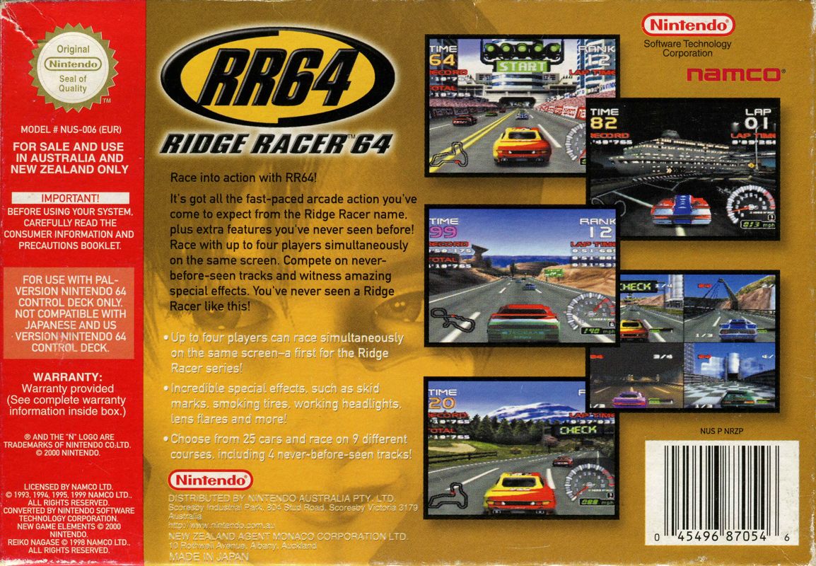 Ridge Racer 64 - Nintendo 64