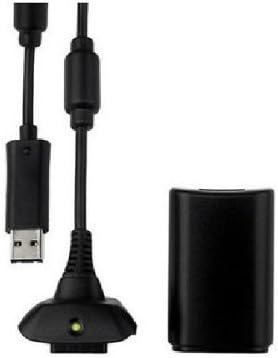 Charge Cable + Rechargeable Battery for Xbox 360 Wireless Controller