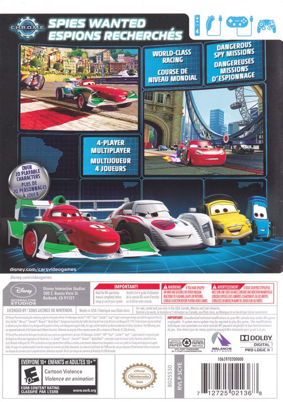 Disney•Pixar Cars 2 - Wii