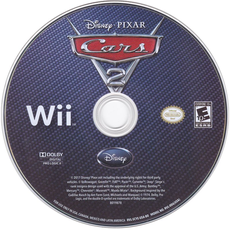 Disney•Pixar Cars 2 - Wii
