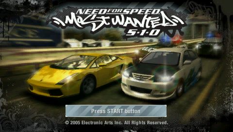 Need for Speed: Most Wanted 5-1-0 - PSP