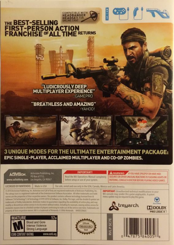 Call of Duty: Black Ops - Wii